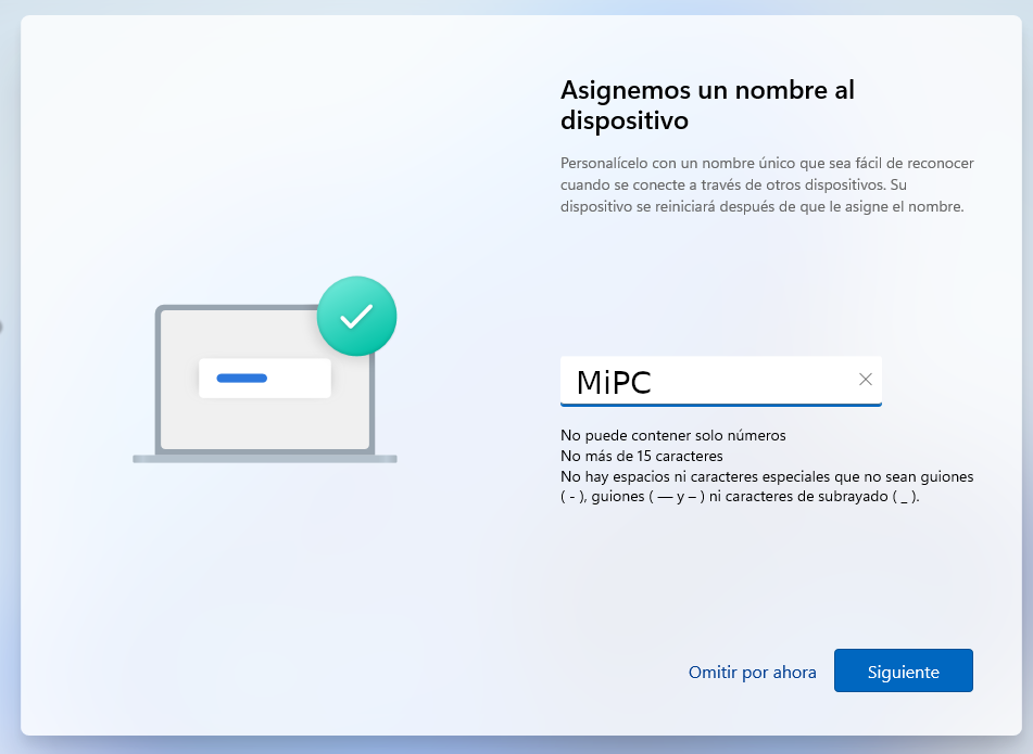 Nombre de dispositivo